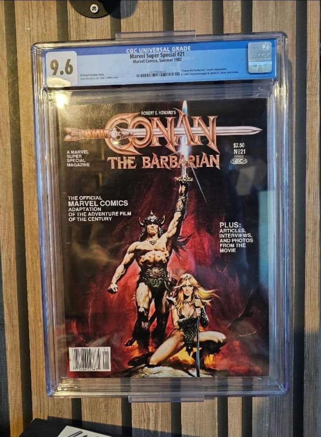 Conan the Barbarian Marvel Super Special #21 CGC 9.6 Schwarzenegger