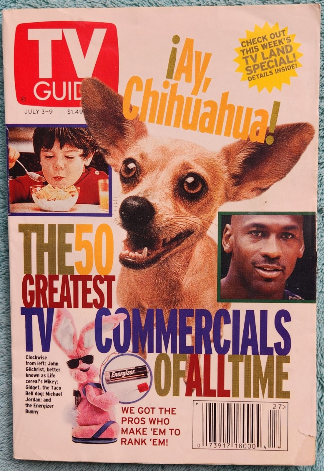 The 50 Greatest Commercials Of All Time 1999 TV Guide Full Issue 212 Pages