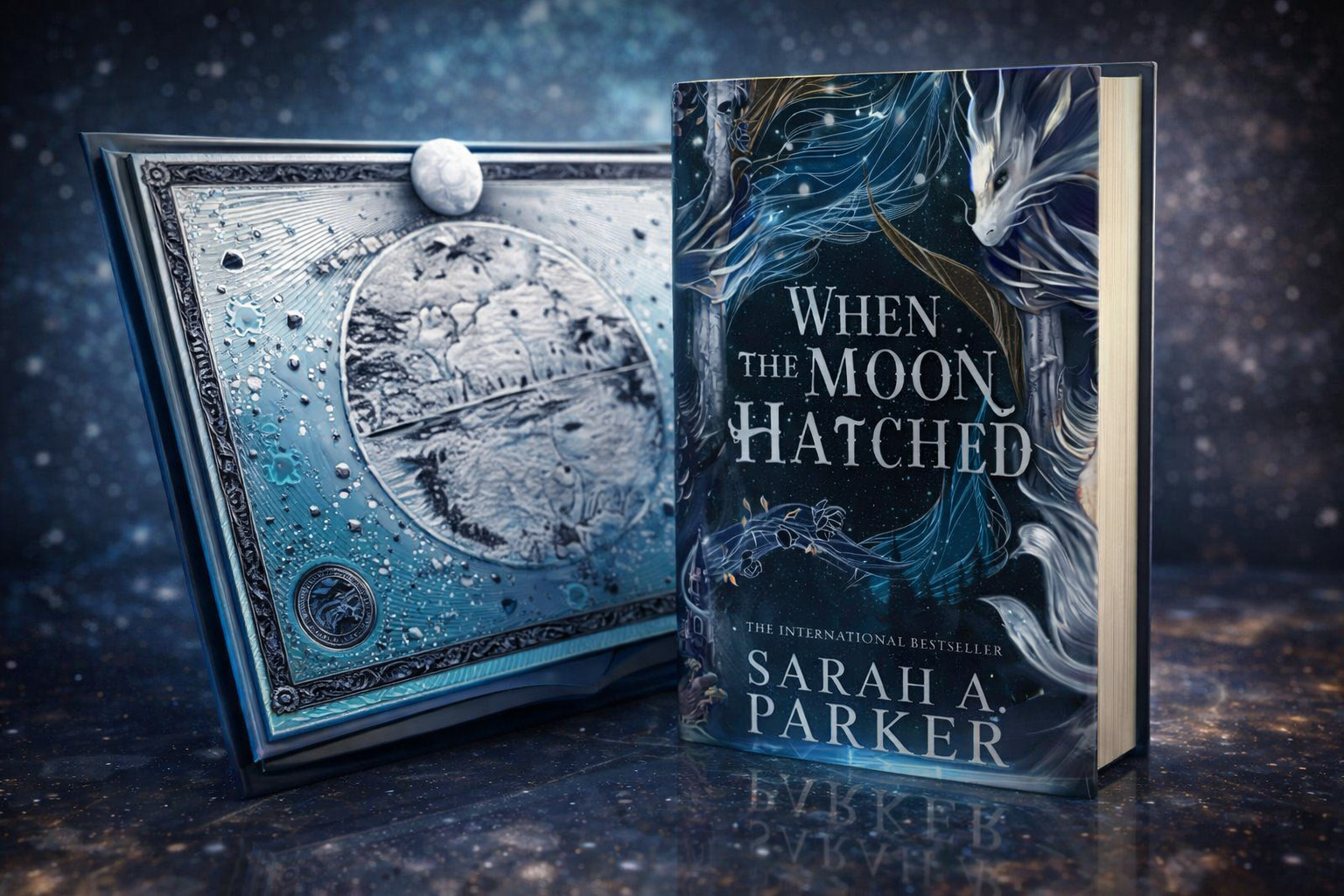 When the Moon Hatched by Sarah A. Parker Hardcover Book~ Limited Edition, Free S