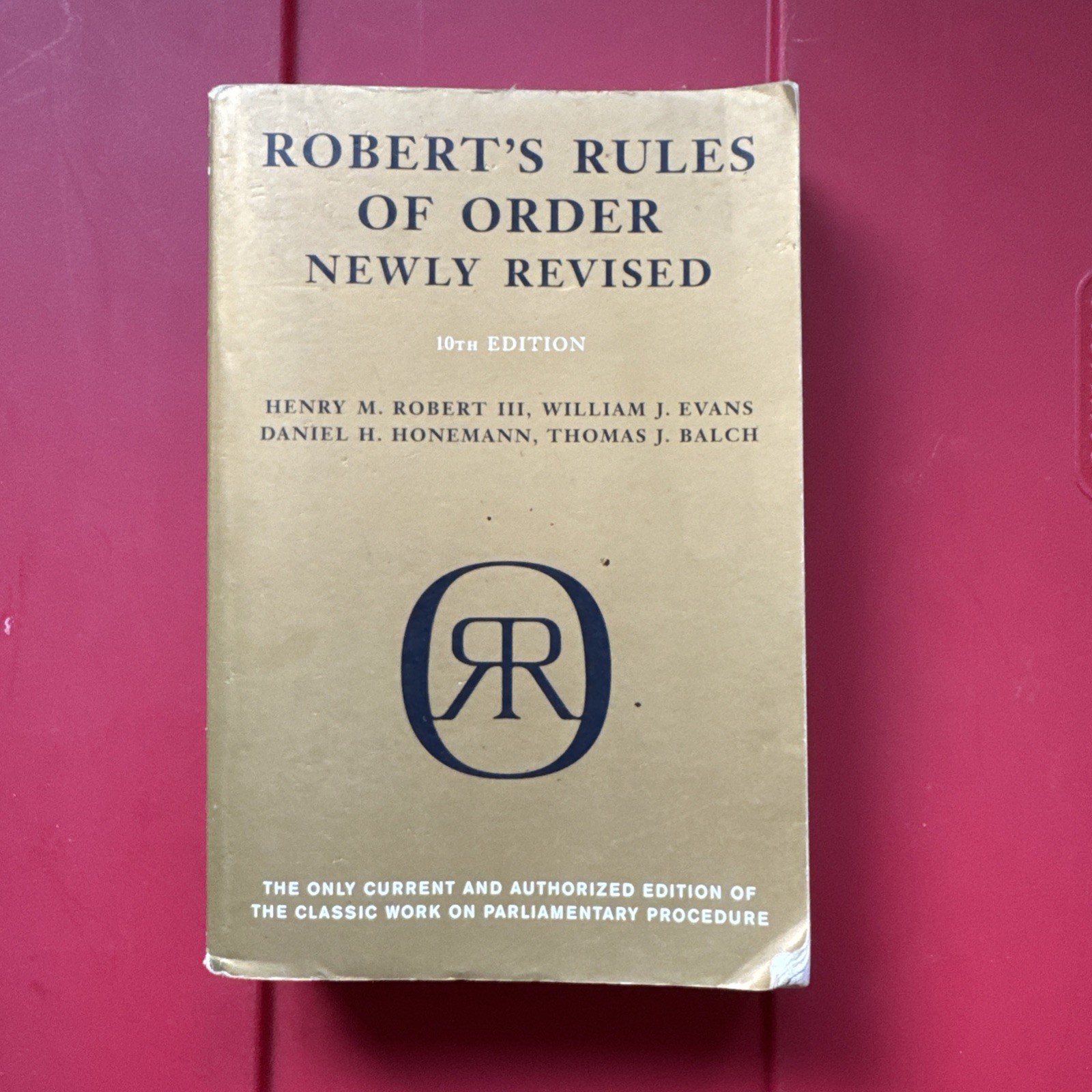 Robert’s Rules of Order by Henry M. Robert III (2000, Trade Paperback)