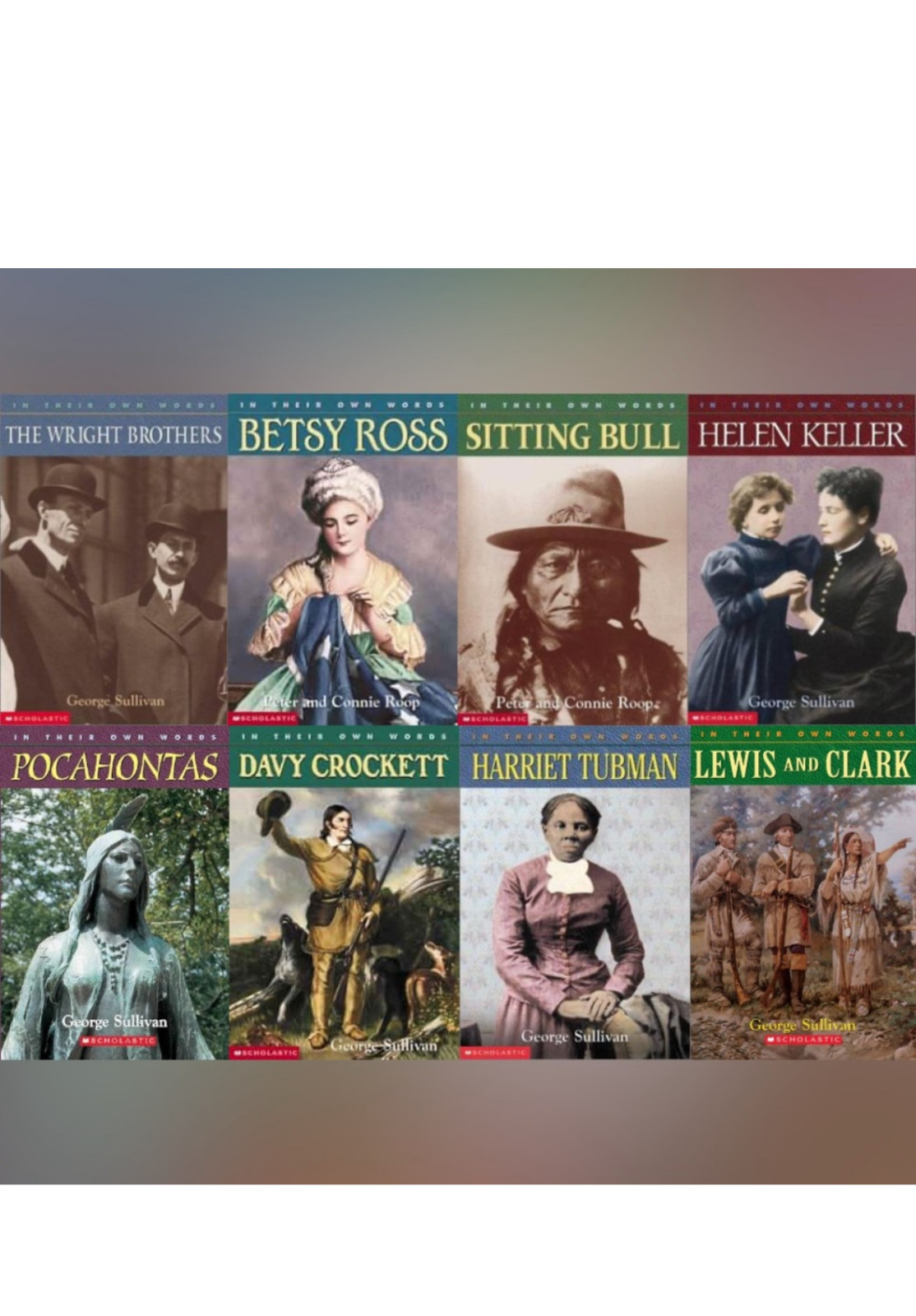 Scholastic Historical Figures “In Their Own Words” Biography Book Set