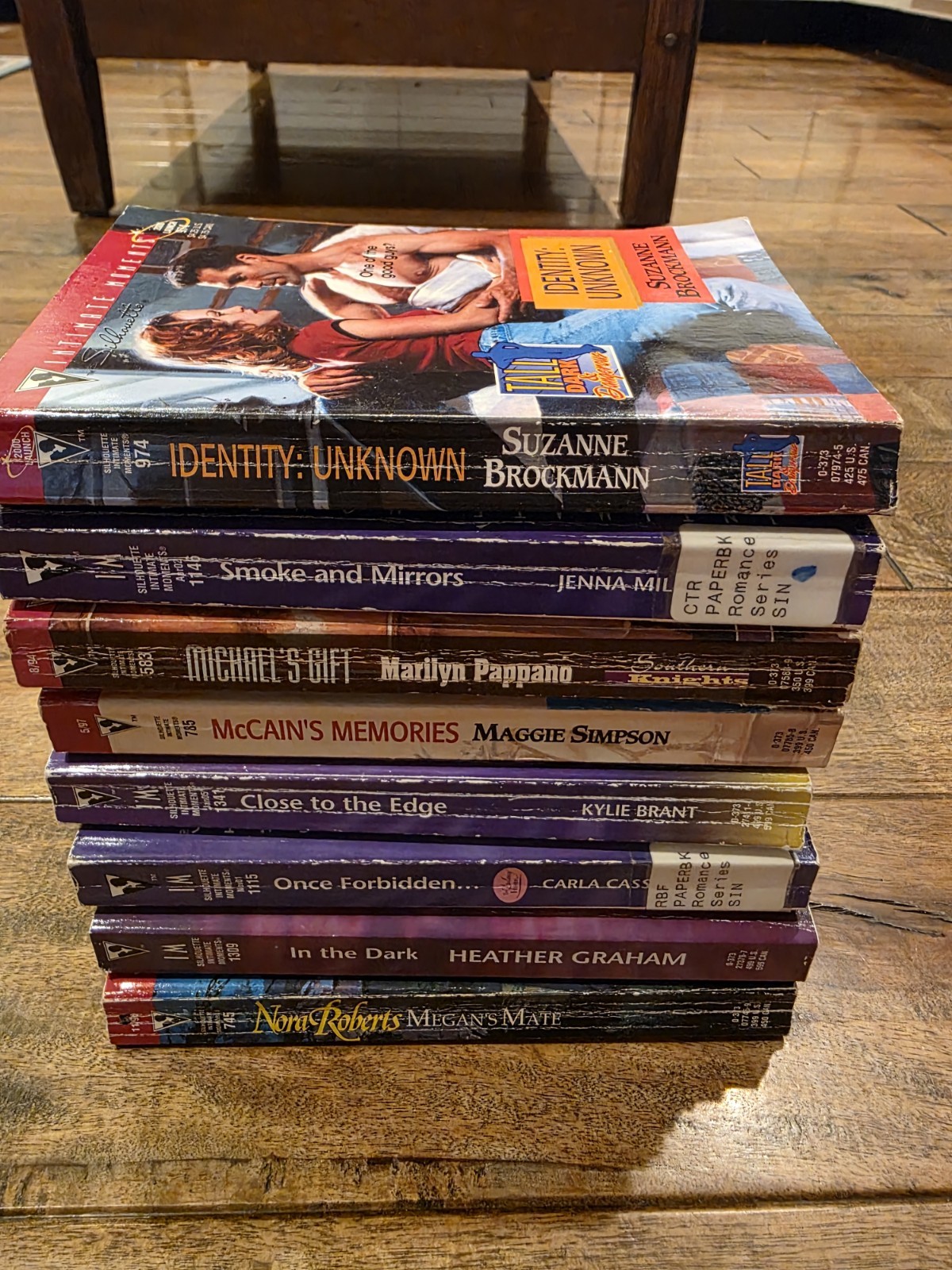 Silhouette Intimate Moments Lot Of 8 Romance Paperback Books 90s 2000s