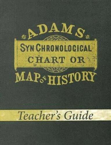 Adams Chart of History Teachers Guide – Paperback By Master Books – GOOD