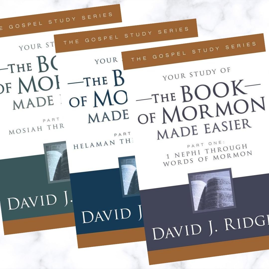 Book of Mormon Made Easier Box Set With Included Chronological Map – by Ridges