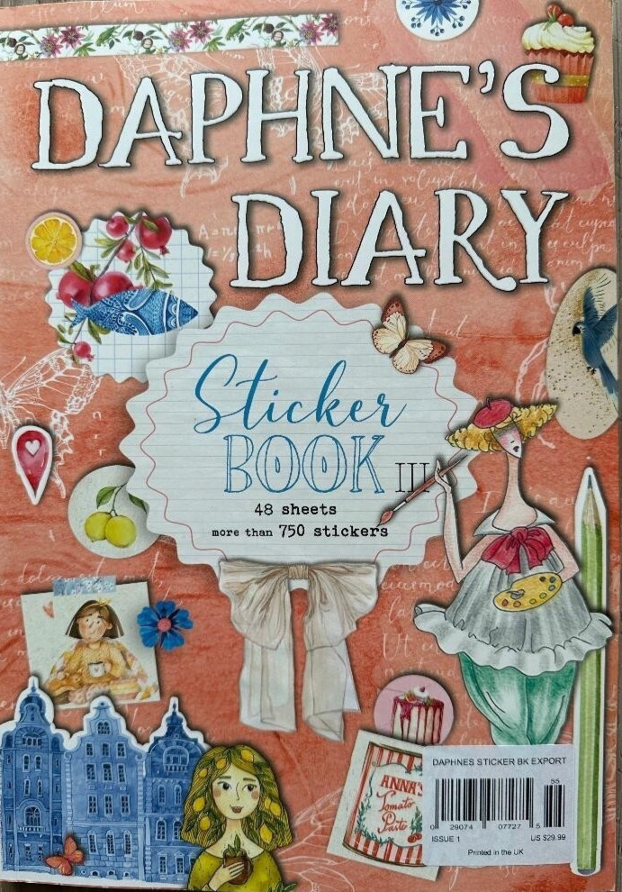 2025 DAPHNE’S DIARY Special Edition STICKER BOOK III 48 Sheets 750+ STICKERS New