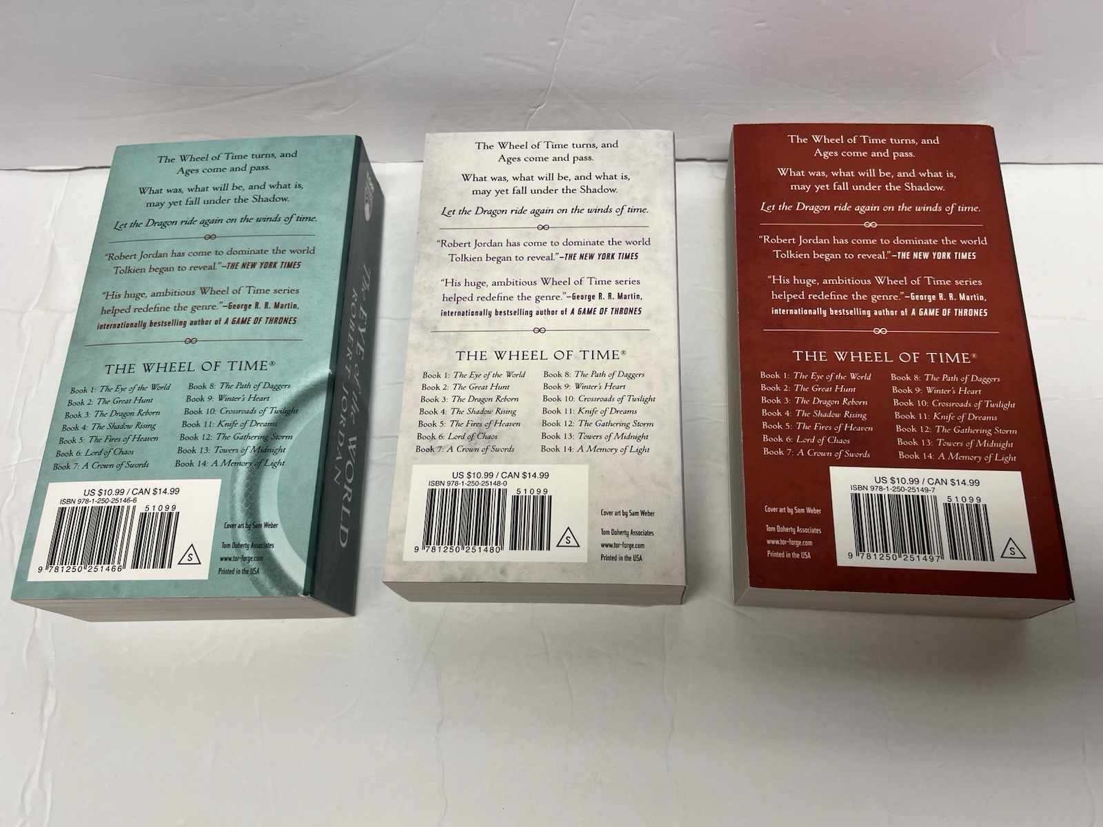 Robert Jordan the Wheel of Time Books 1-3 Box Set – Paperback VG!