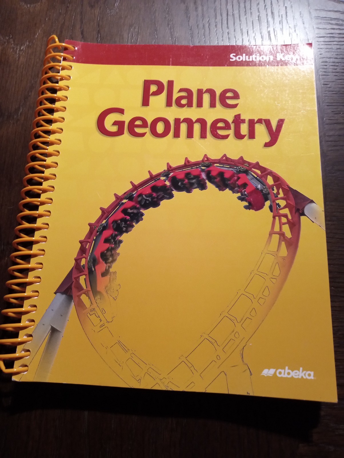 abeka 11th grade plane geometry teacher solution key like new