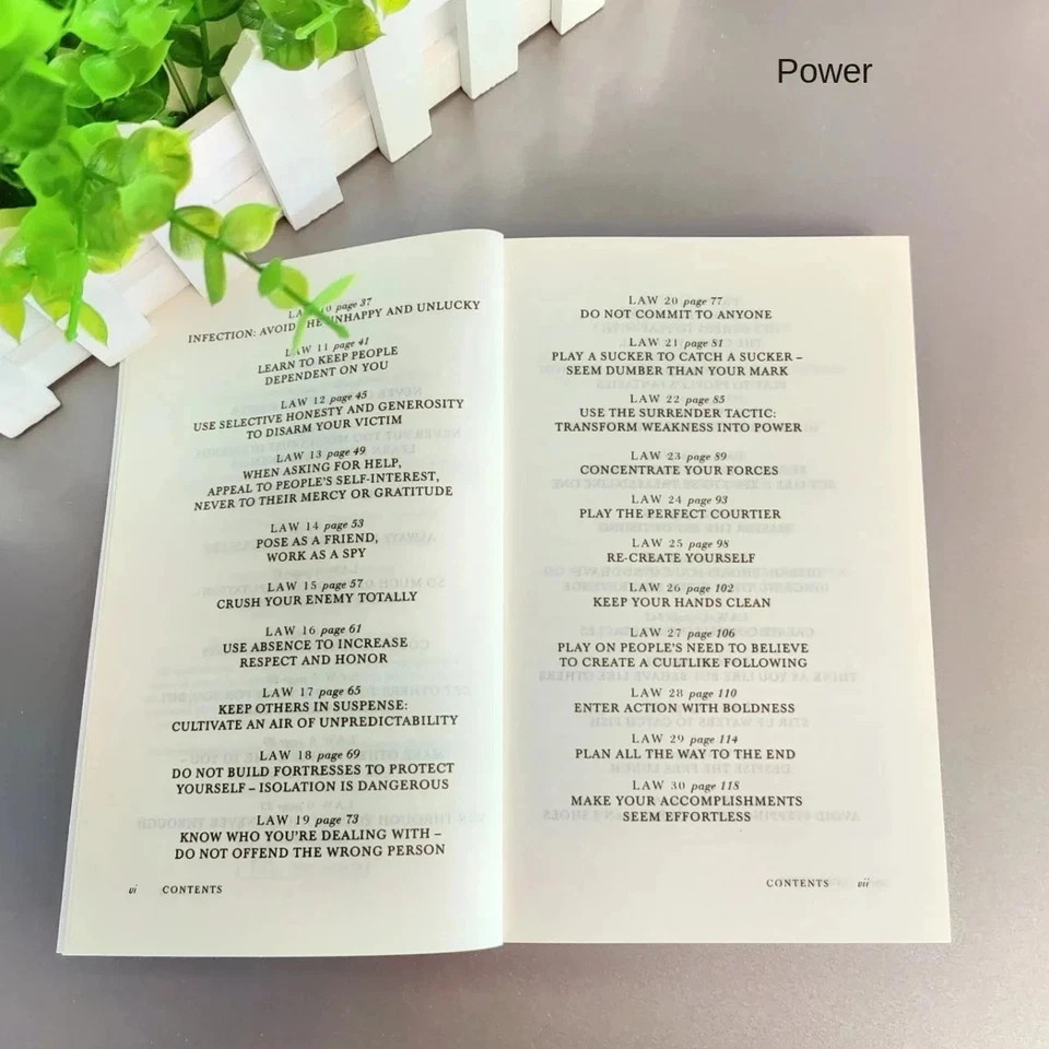 The Concise 48 Laws of Power English Book SHIPPING & HANDLING TIME IS
