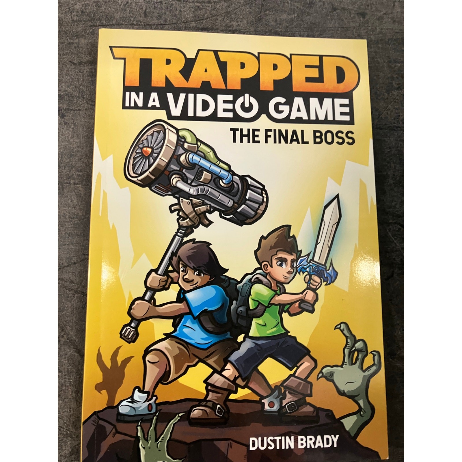 Trapped in a Video Game Lot of 4 Books by Dustin Brady Kids Adventure Series
