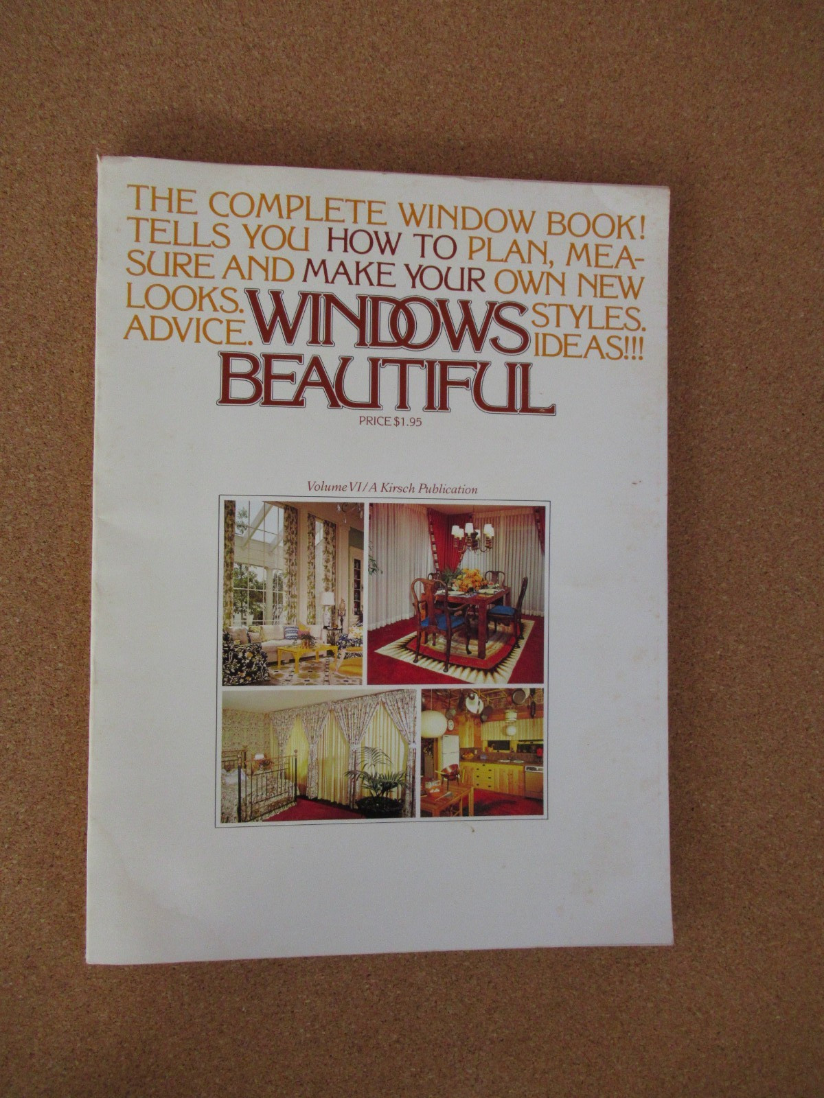 “How To Make Your Windows Beautiful”, Kirsch Publication, 1970-80 Curtains Decor