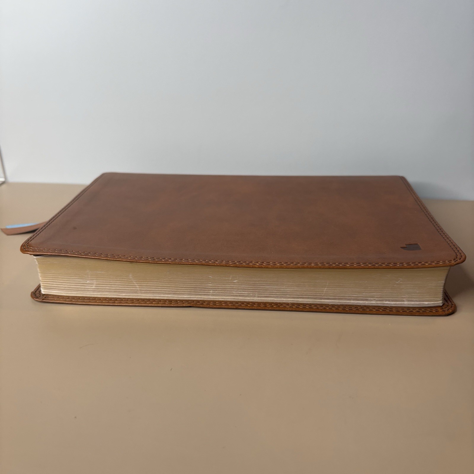 Thomas Nelson NET Bible, Thinline, Leathersoft, Brown