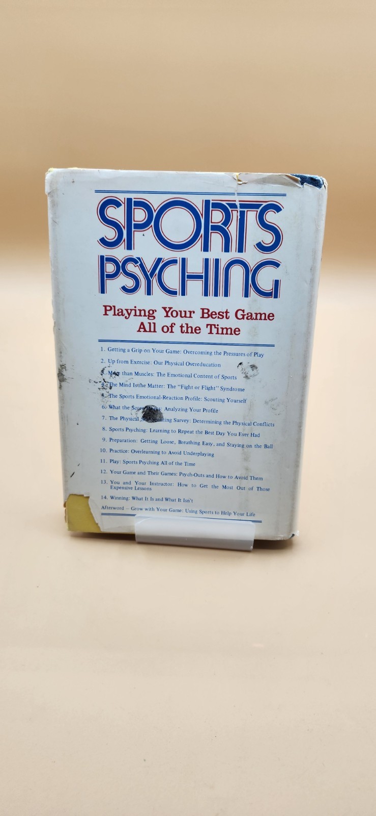 Sports Psyching by Tutko & Tosi Hardcover Sports Psychology Reference Book