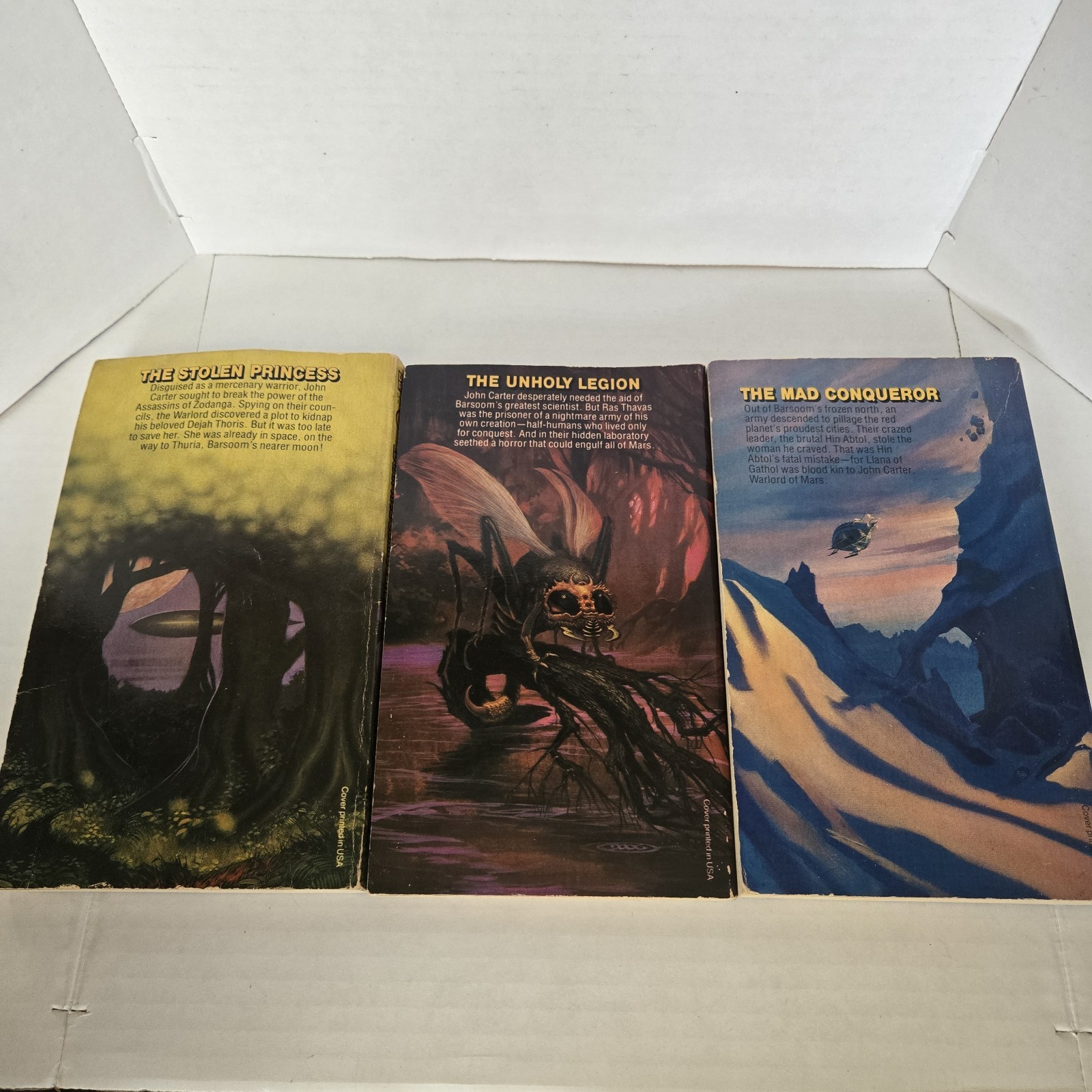 The Martian Tales of Edgar Rice Burroughs Lot of 9 Vols. 1 2 3 5 6 7 8 9 10. PB