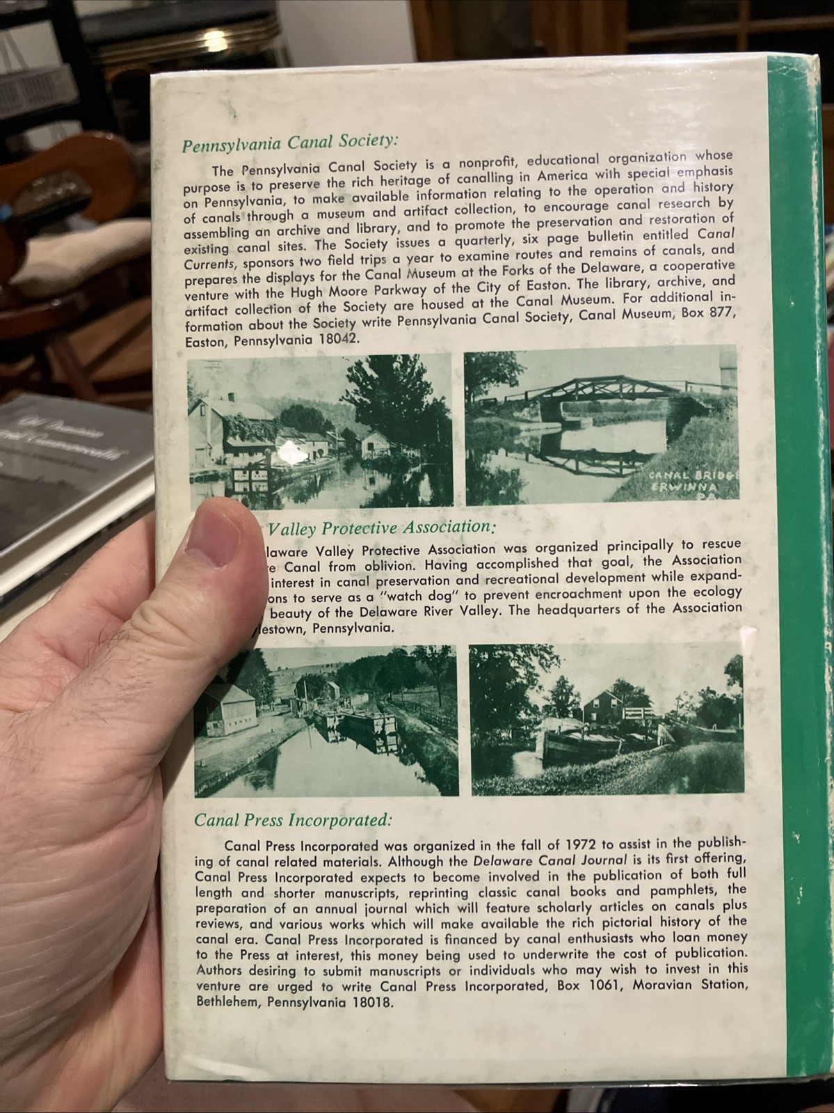 Delaware Canal Journal – C.P. Bill Yoder SIGNED 1972 1st HC/DJ
