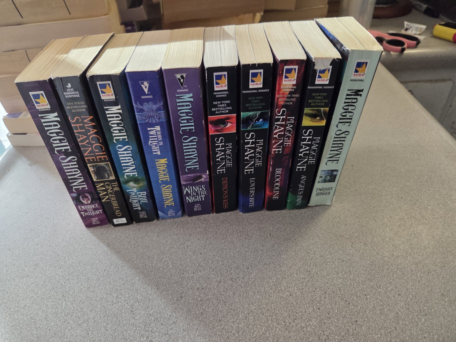 Maggie Shayne Lot Of 10 Books. 2 Are Omnibus=13 Stories In Total. Paranormal…
