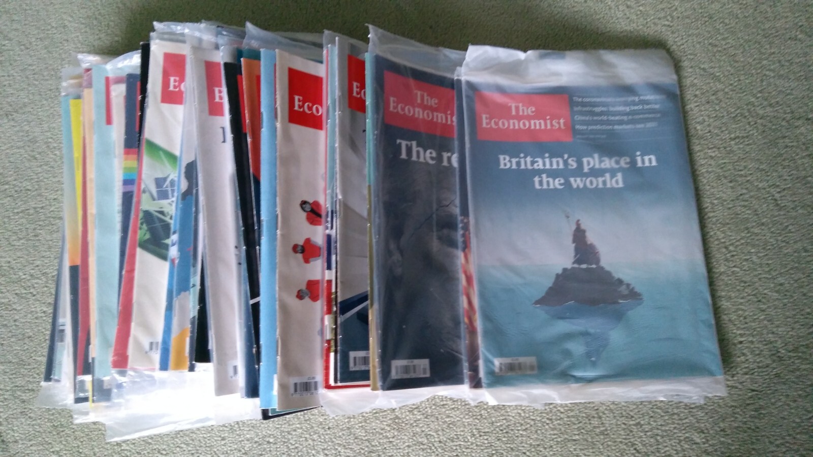 The Economist 2021 back issues – select desired date from drop-down list