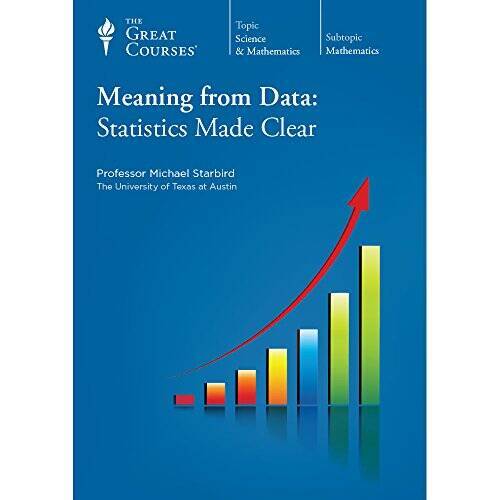 The Great Courses: Meaning from Data: Statistics Made Clear – DVD – GOOD