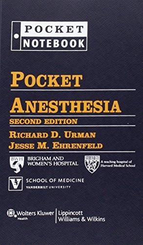 Pocket Anesthesia Pocket Noteb – ACCEPTABLE