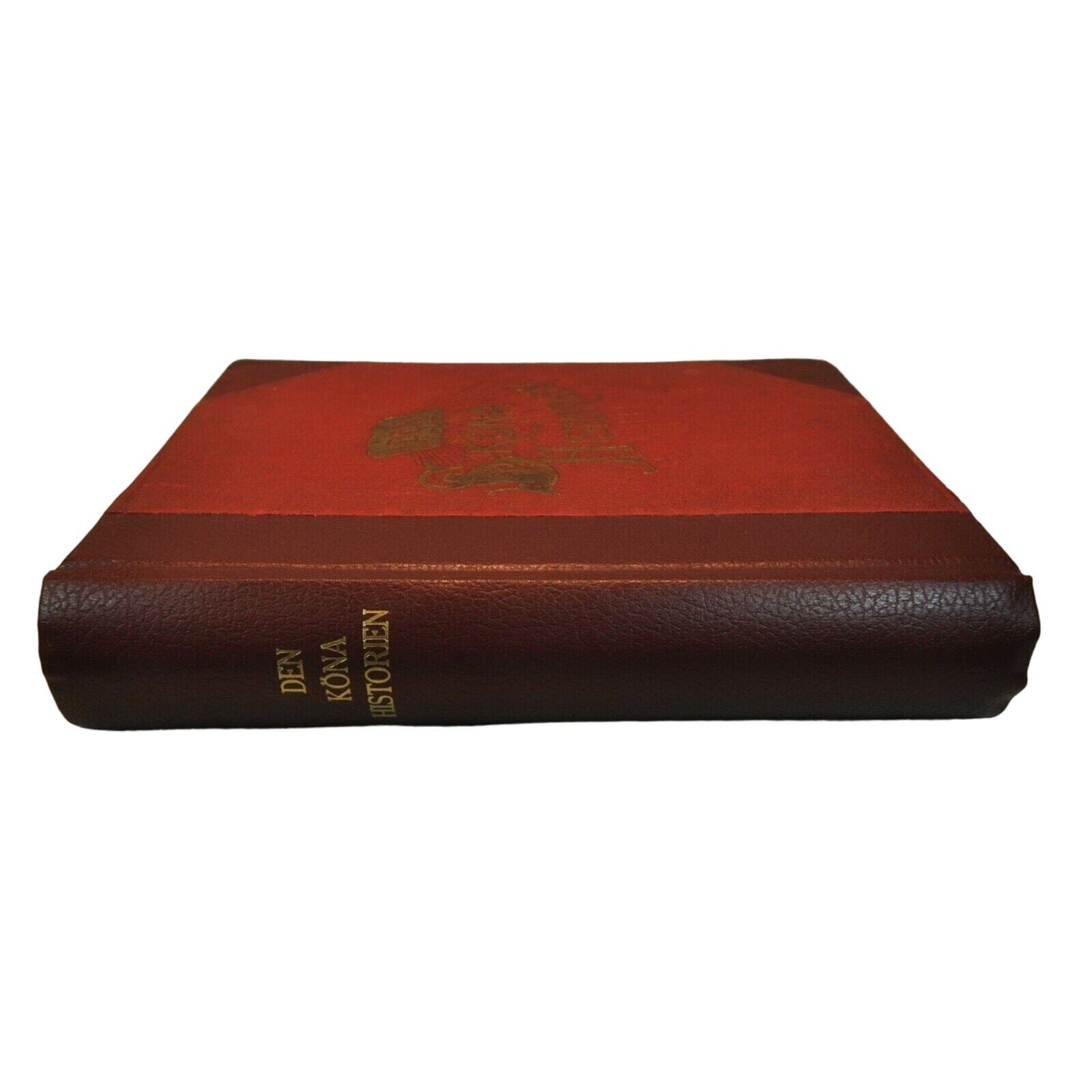 1890 Den Kona Historien Book-Good Condition – Swedish Language 576+ Pages