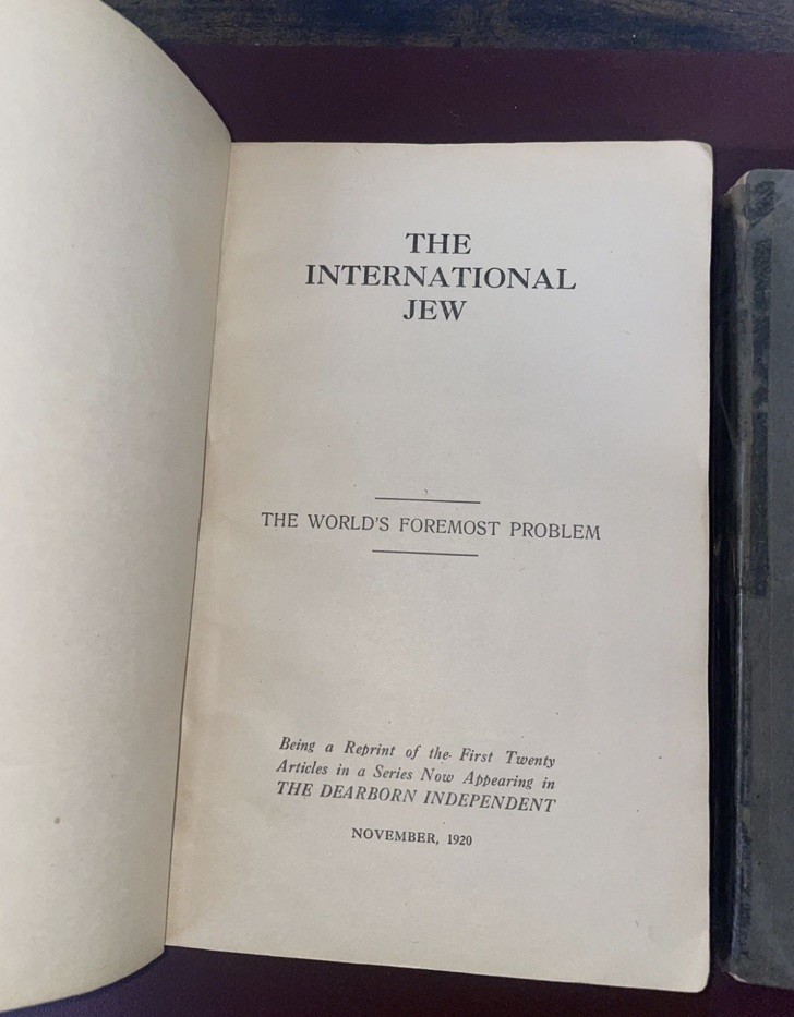RARE ORIGINAL The International Jew 4 Volume Complete Set 1920s HENRY FORD