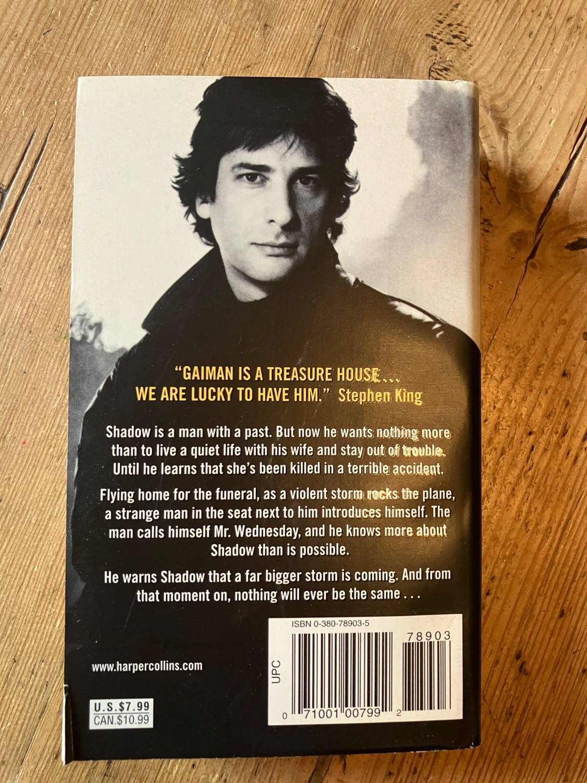 American Gods: A Novel Gaiman, Neil paperback fiction like new unread OOP