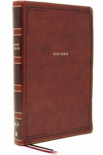 Nkjv, Thinline Bible, Giant Print, Leathersoft, Brown, Thumb Indexed, Red Letter
