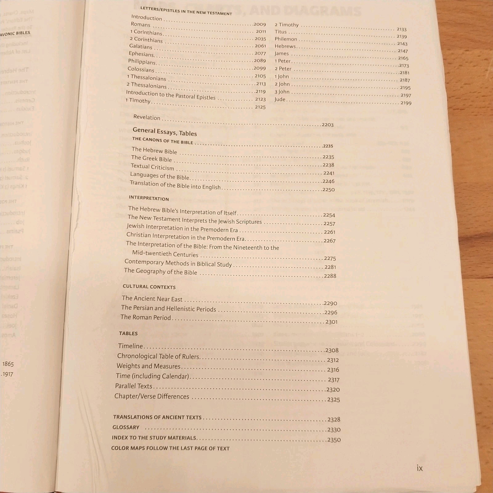 New Oxford Annotated Bible with Apocrypha : New Revised Standard Version 5th Ed.