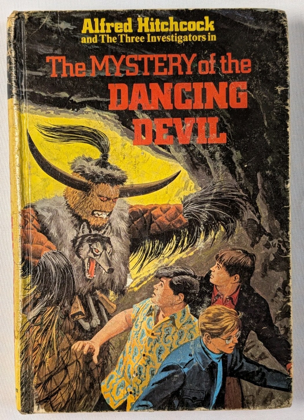 Alfred Hitchcock Three Investigators Dancing Devil #25 Hardcover 1976 Ex-Lib