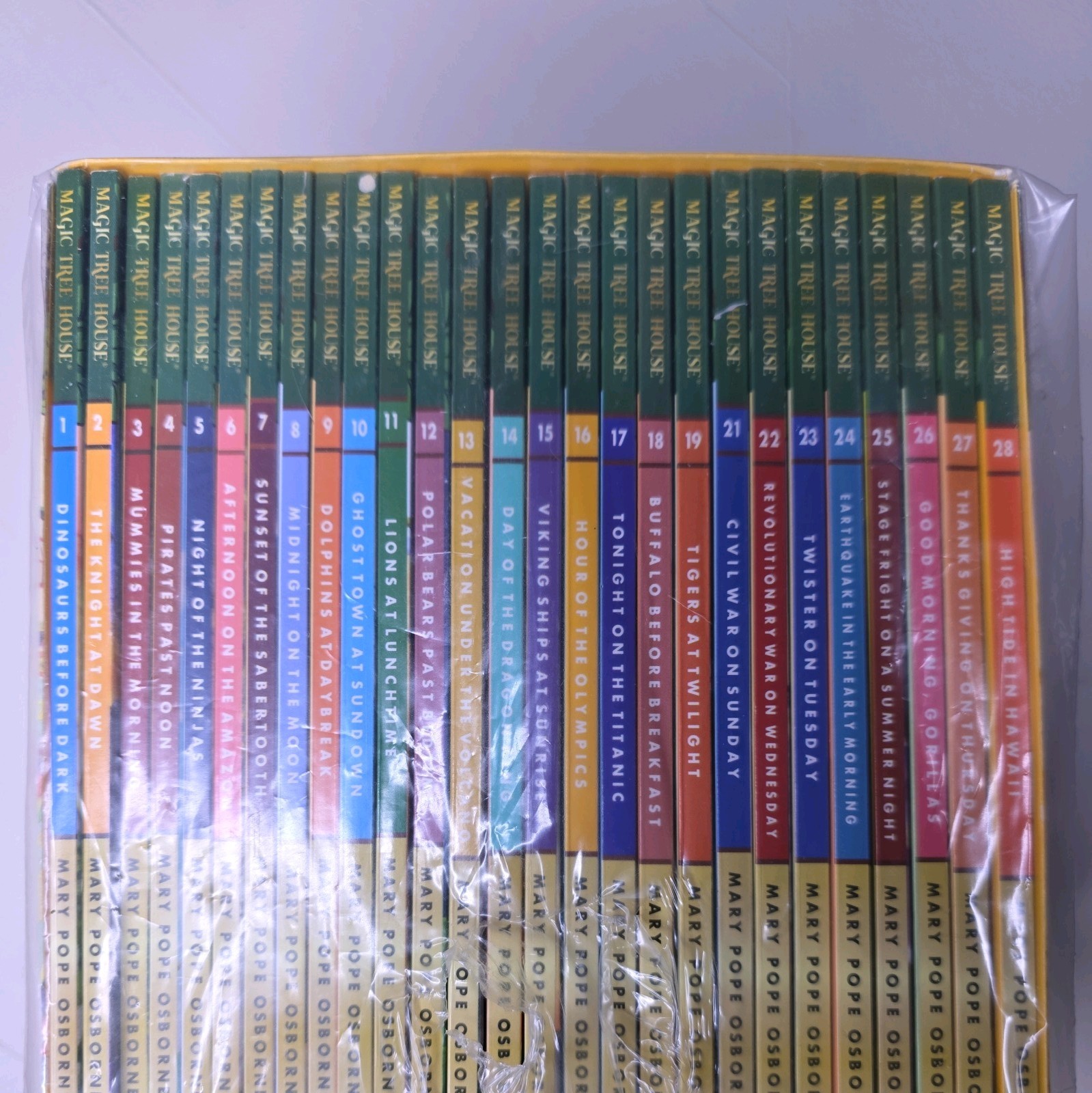 Mary Pope Osborne Magic Tree House Series Box Set Books Illustrated (Missing 20)