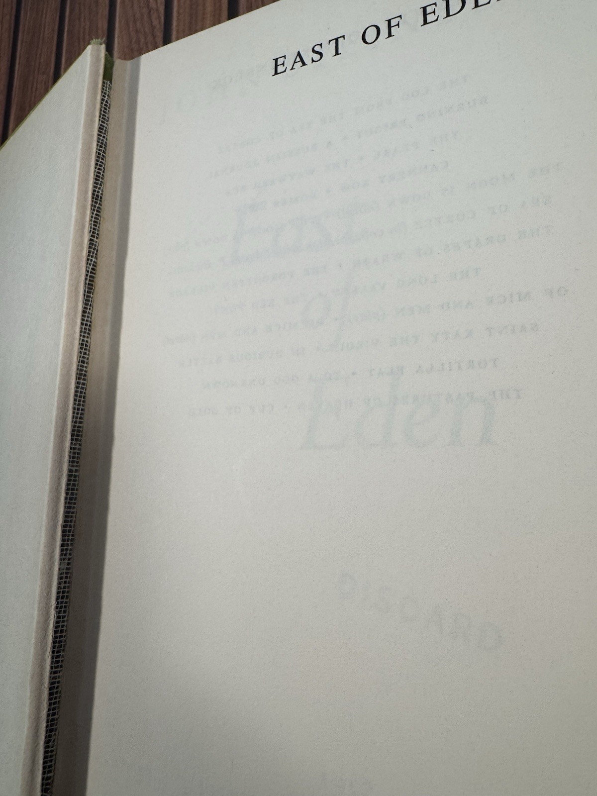 East of Eden Steinbeck 1952 First Trade Edition Viking Hardcover Bite Error