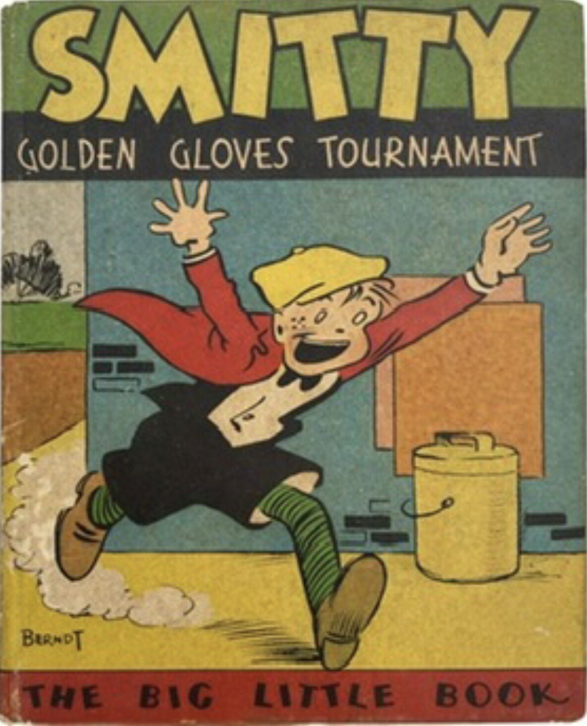 Smitty Golden Gloves Tournament 1934 Big Little Book #745 Whitman Walter Berndt