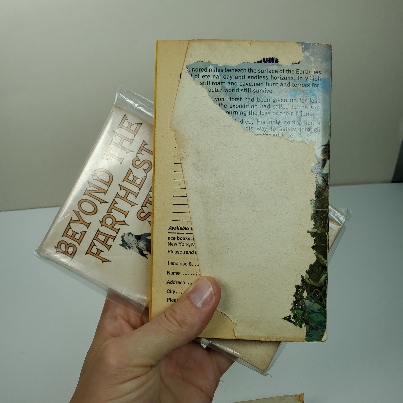 Lot of 10 Vintage Edgar Rice Burroughs Paperback Books Set