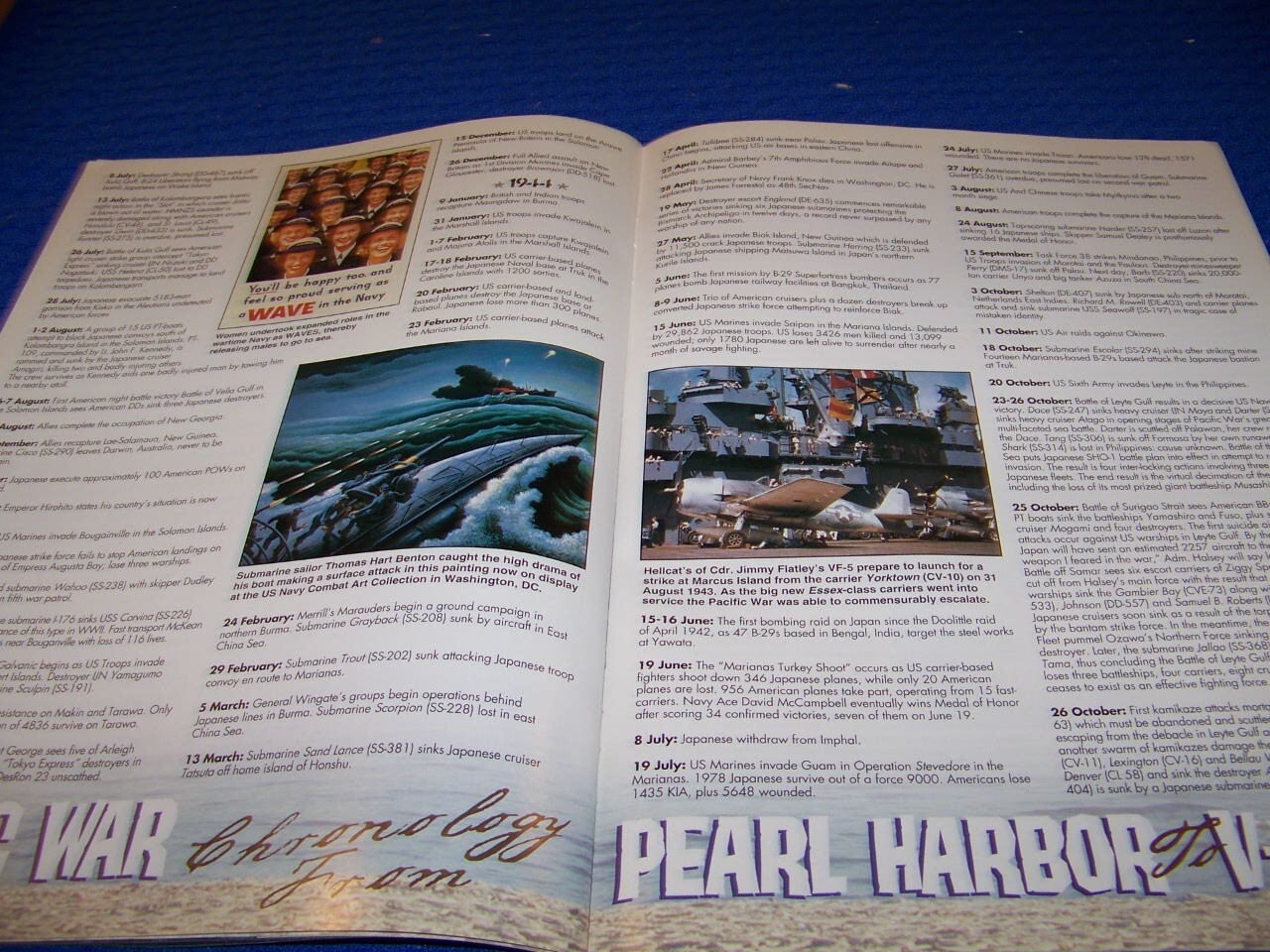 2005 UNITED STATES NAVY LOSSES IN WWII ..SPECIAL EDITION INSERT 16-PAGES (418JJ)