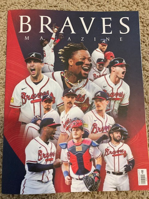2024 ATLANTA BRAVES MAGAZINE ACUNA, RILEY, OLSON, STRIDER, 328 PAGES