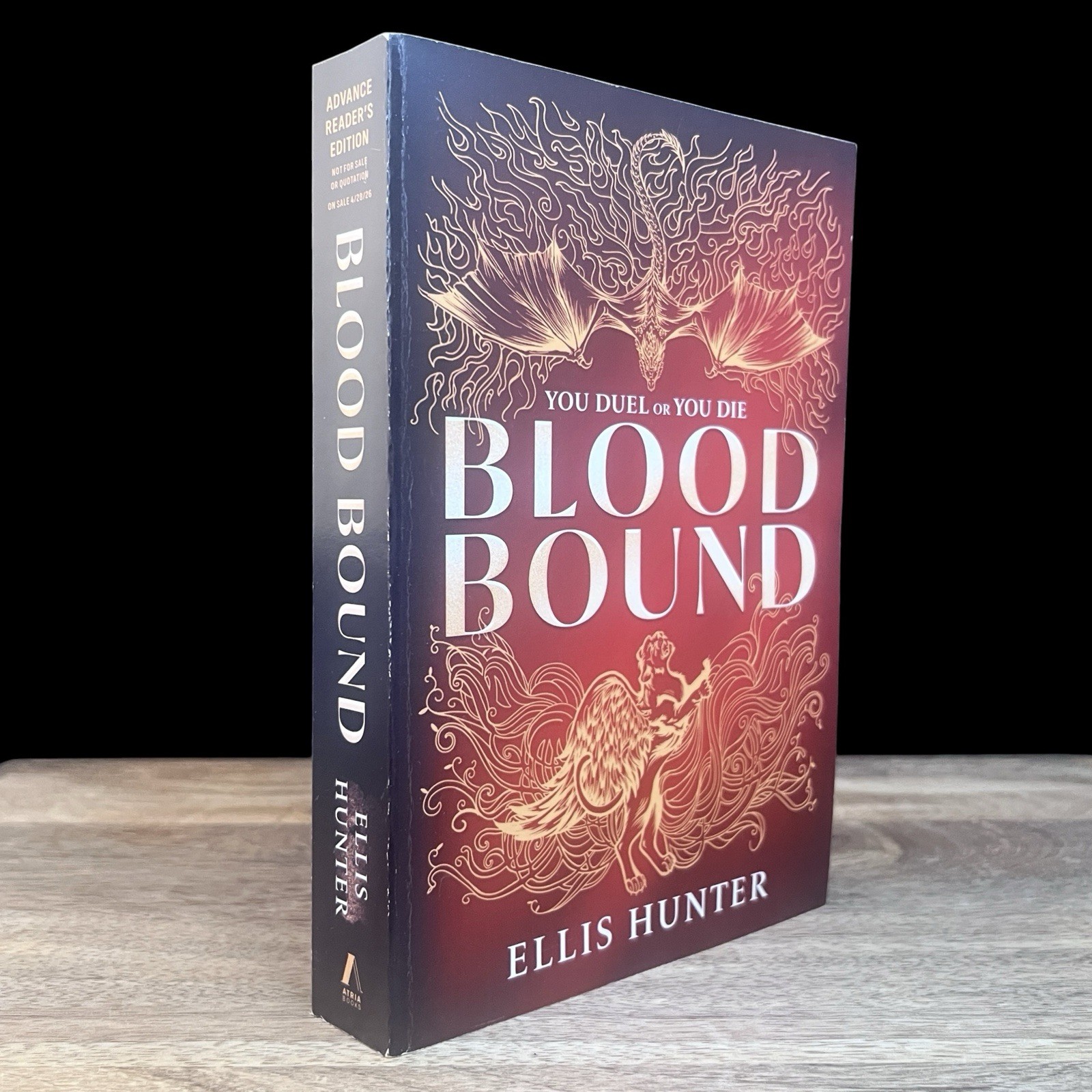 Blood Bound Ellis Hunter Advance Reader’s Edition ARC Atria Books 2026 Fantasy