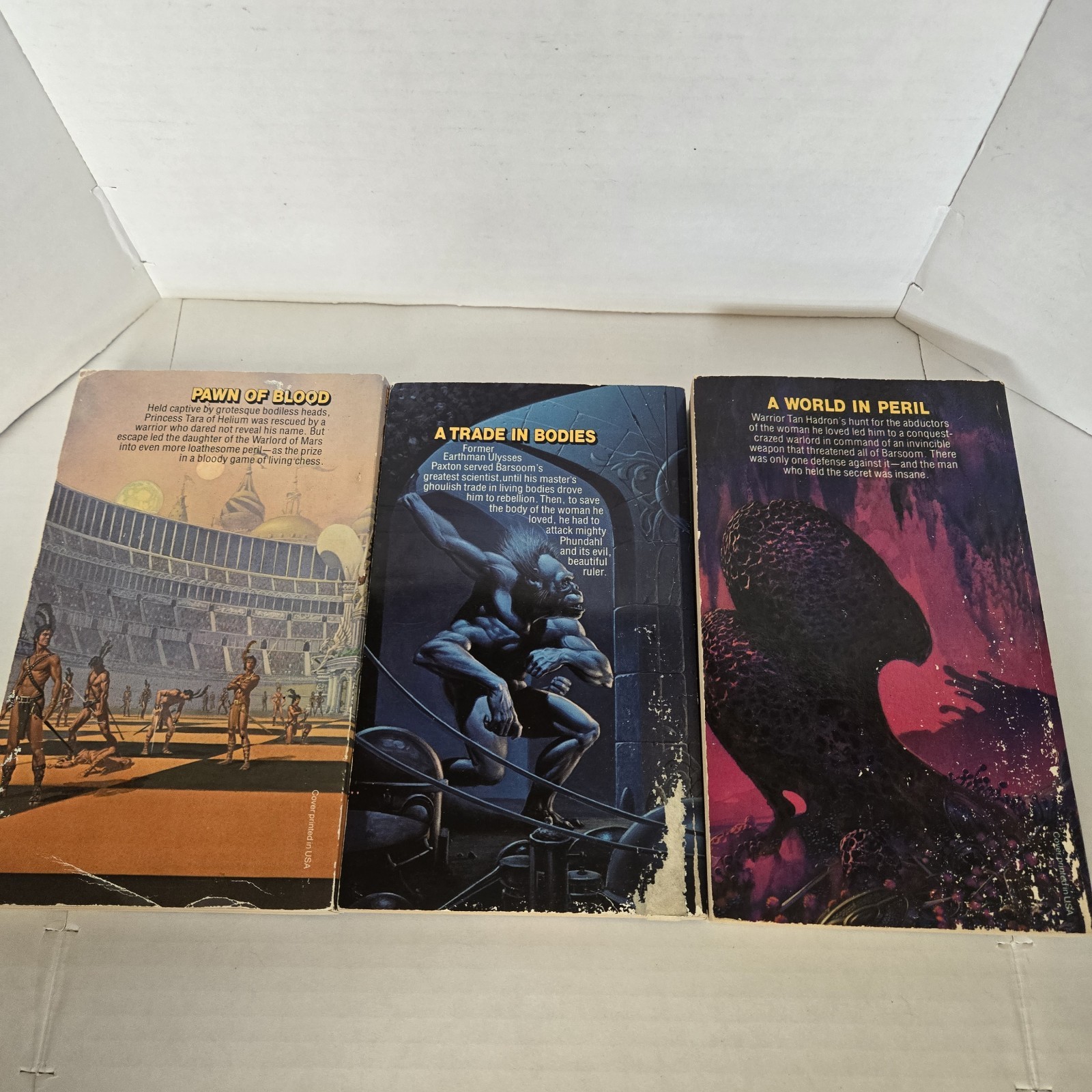 The Martian Tales of Edgar Rice Burroughs Lot of 9 Vols. 1 2 3 5 6 7 8 9 10. PB