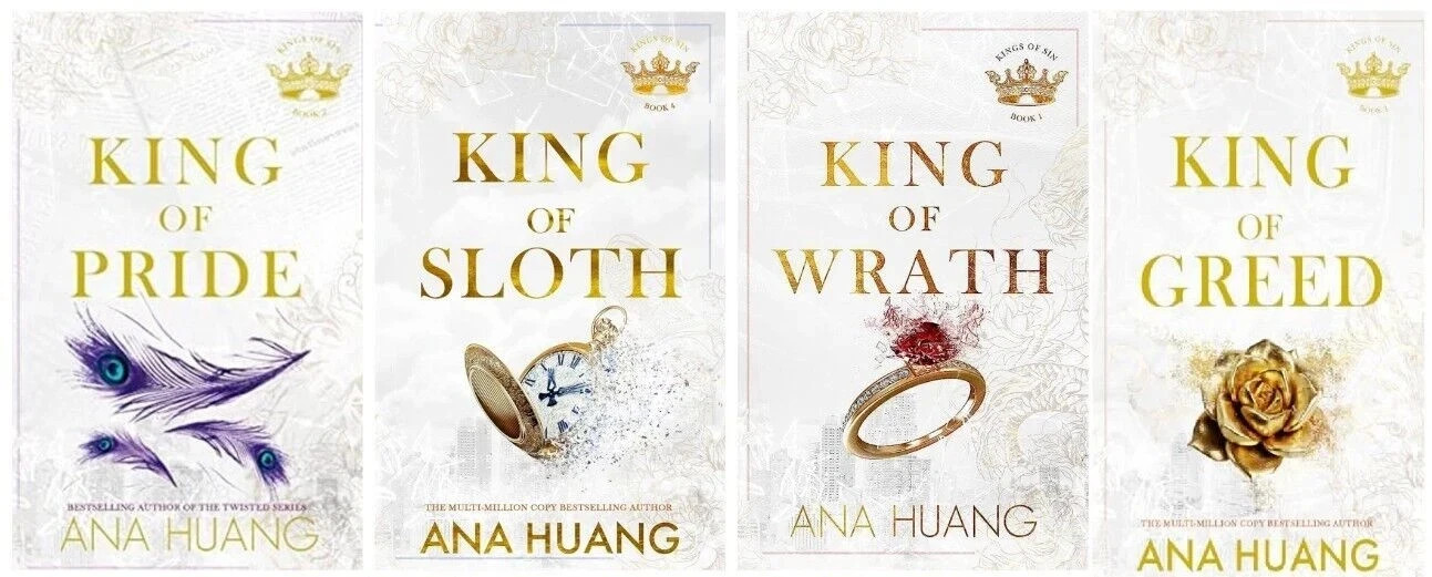 Kings of Sin Series 4 Books Collection Set by Ana Huang (PAPERBACK) – USA STOCK