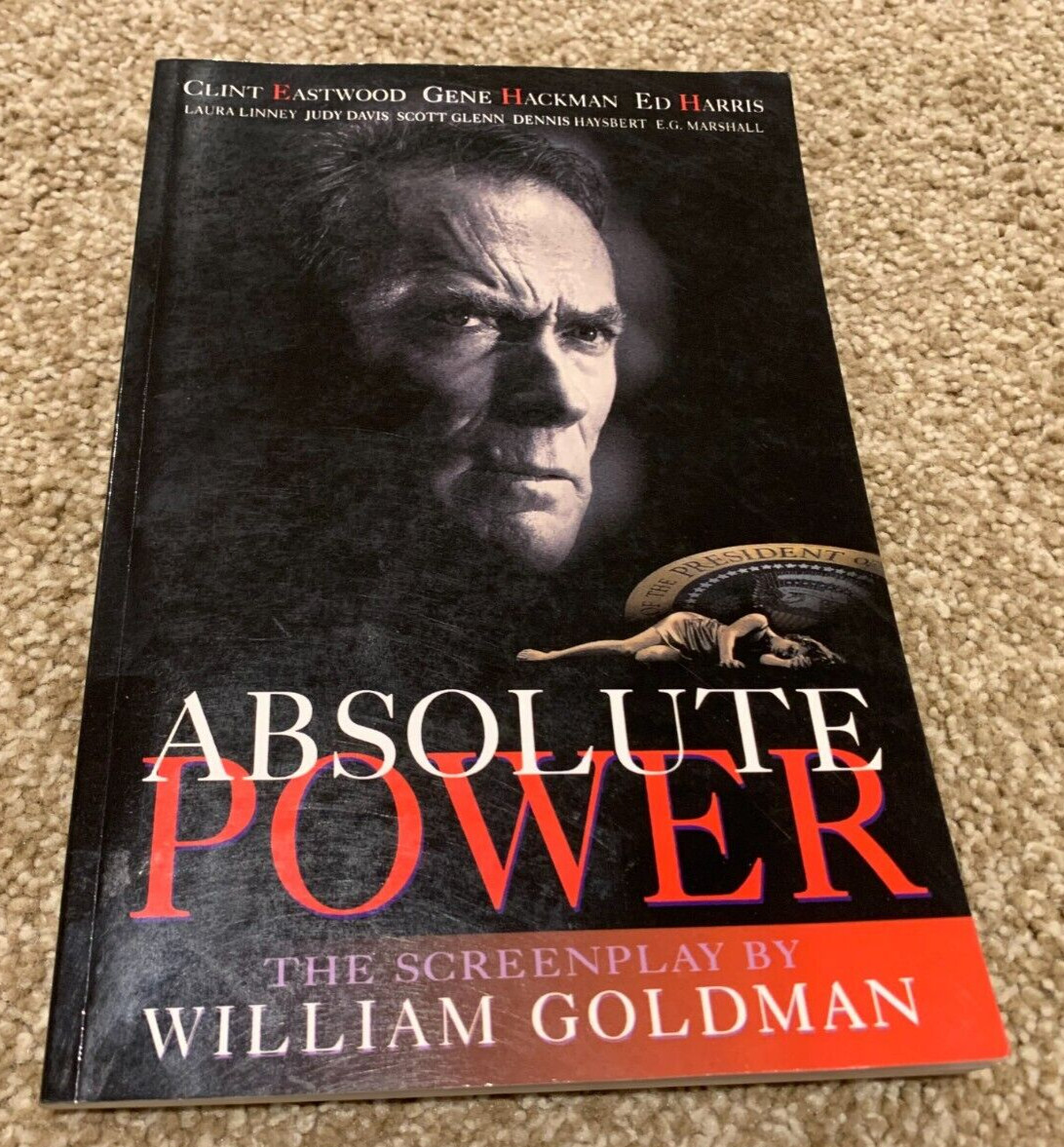 Absolute Power – The Screenplay – Goldman – RARE 1997 Eastwood Movie Script!