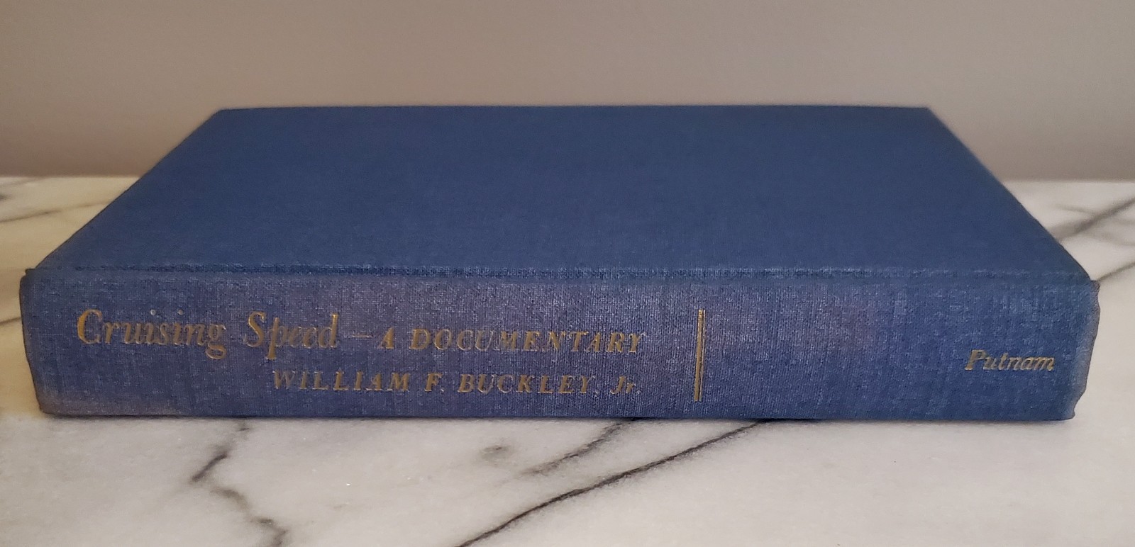 *Signed & Inscribed* CRUISING SPEED William F Buckley Jr. 1971 HC/DJ Ist Edition