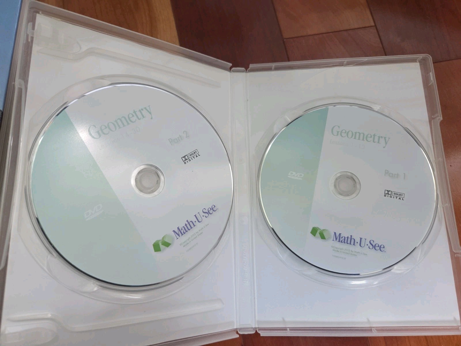 Geometry Teacher’s Instruction Manual & Dvd Math-U-See Demme HOMESCHOOL