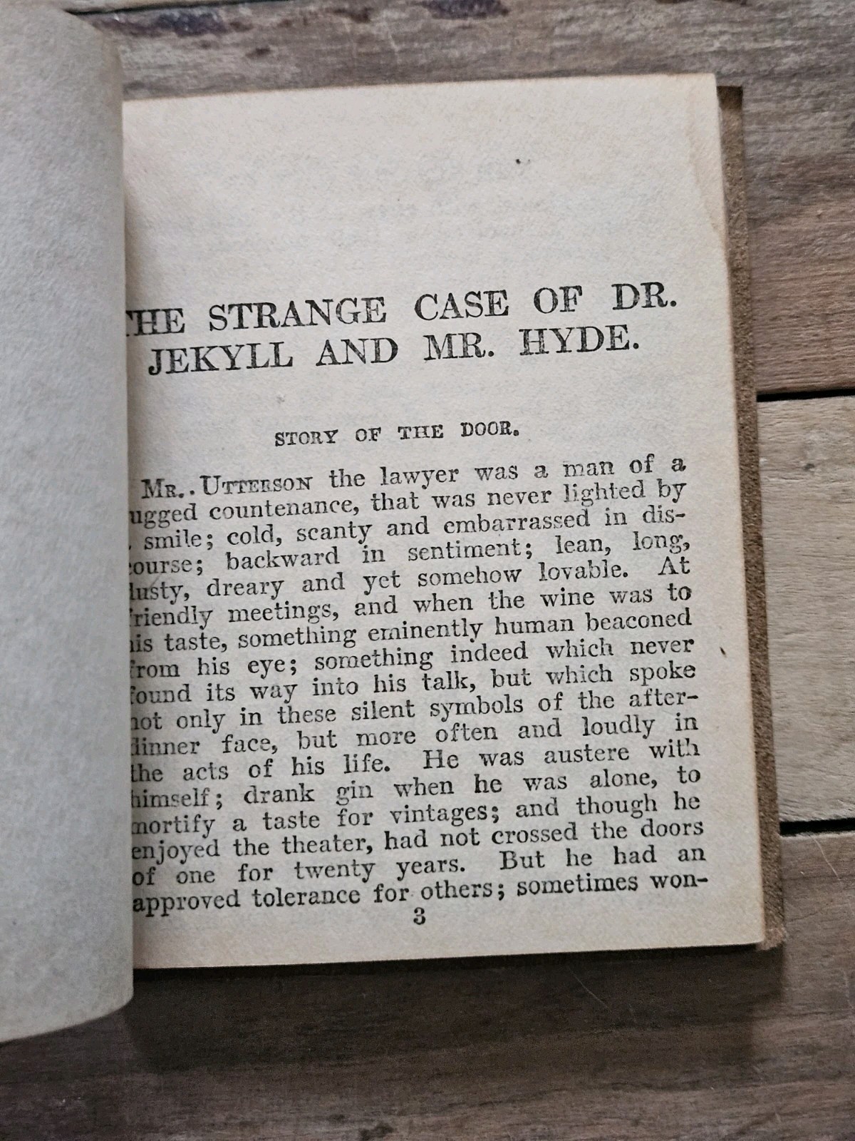 c1920. Dr Jekyll and Mr Hyde by Robert Stevenson Little Leather Library Antique