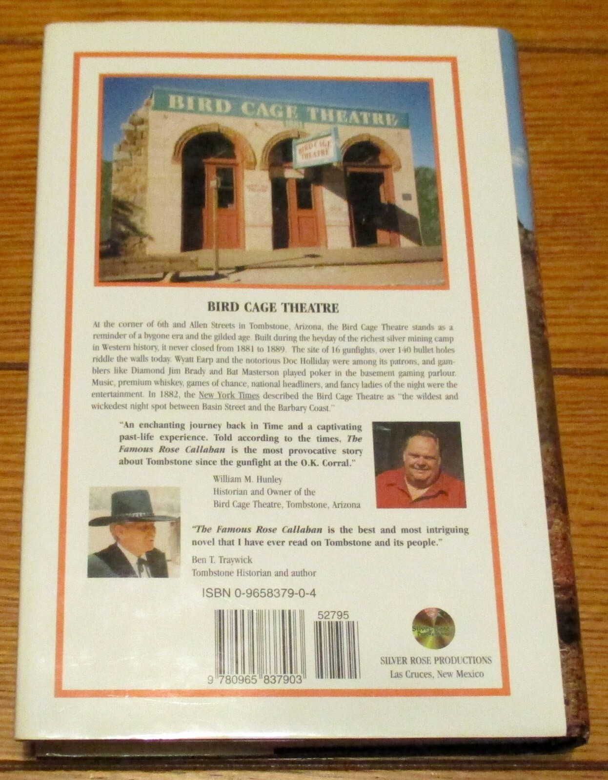 1997 The Famous Rose Callahan by Patricia Berrington SIGNED H/C D/J 485 Pages