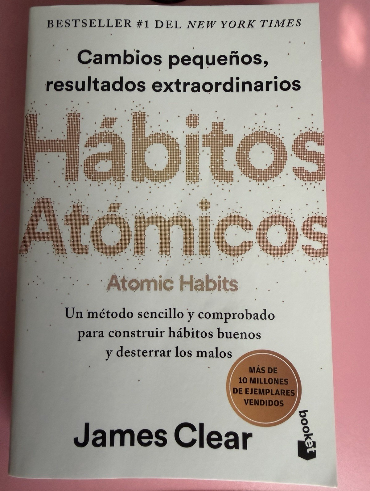 James Clear Hábitos Atómicos Spanish Paperback Self-Help Personal Growth