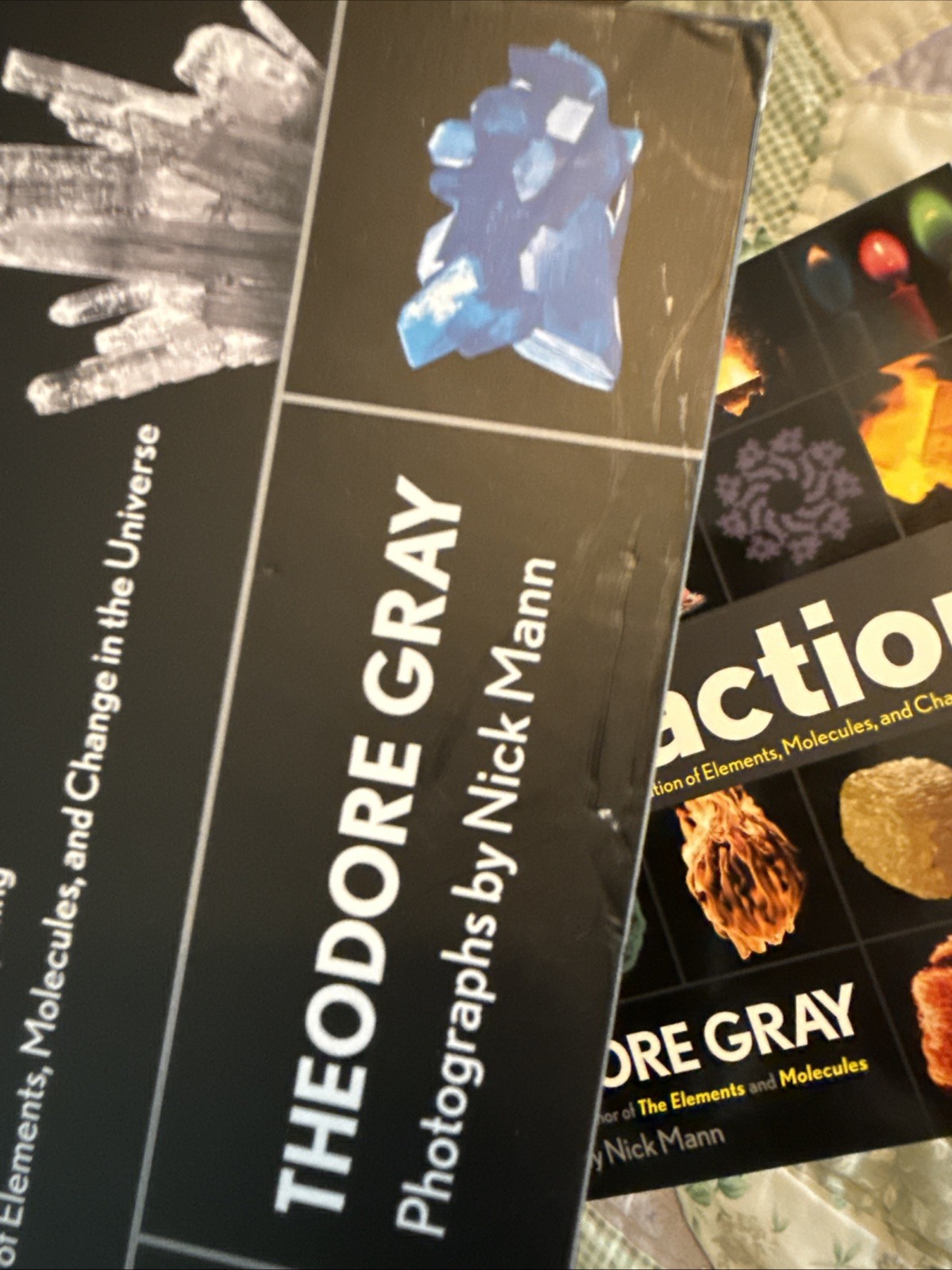 THEODORE GRAY’S ELEMENTS TRILOGY –3 BOOK BOX SET with Paperbacks Good!