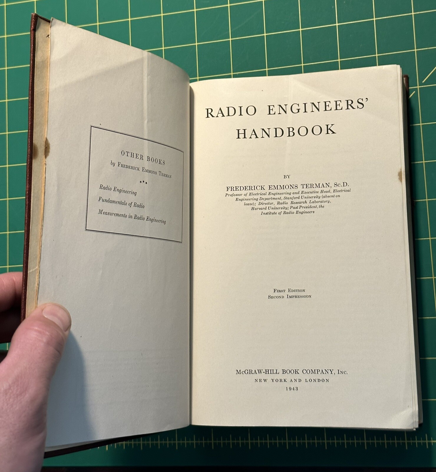 Radio Engineers’ Handbook by Frederick Emmons Terman