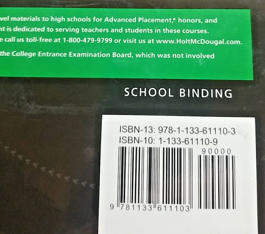 AP Chemistry ~ Steven Zumdahl AP Edition 9th Edition H.S. Chemistry Textbook