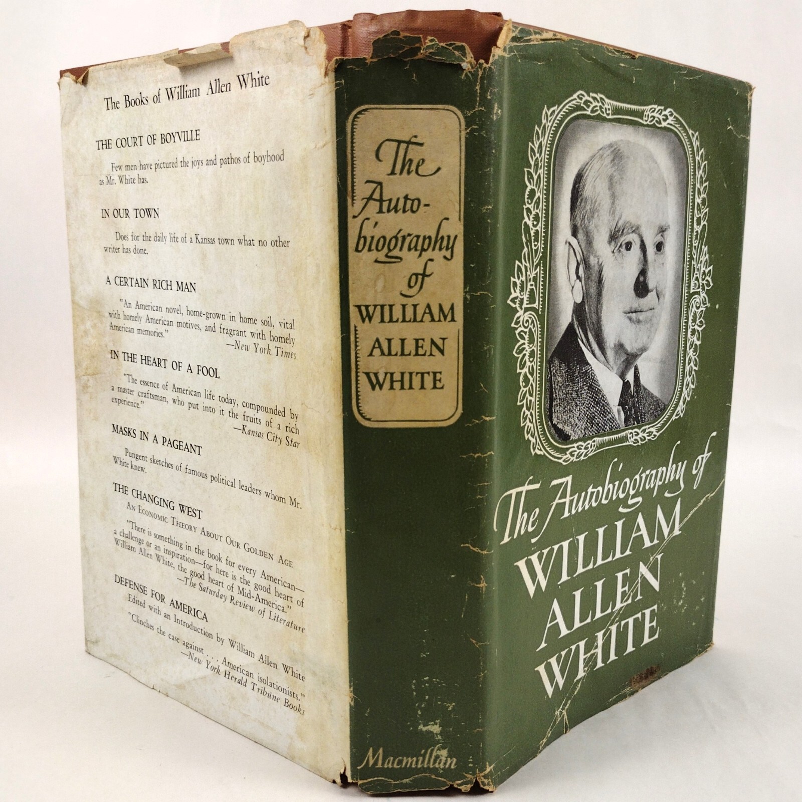 The Autobiography of William Allen White * First Printing 1st Edition 1946 HC DJ