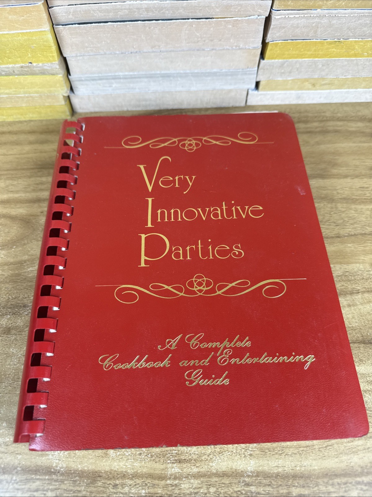 Very Innovative Parties Cookbook Spiral Hardback 413 Pages 2nd Print 1992