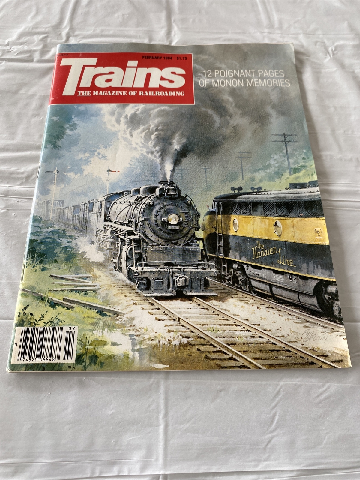 1984 February Trains Magazine 12 Pages If Monon Memories (MH613)