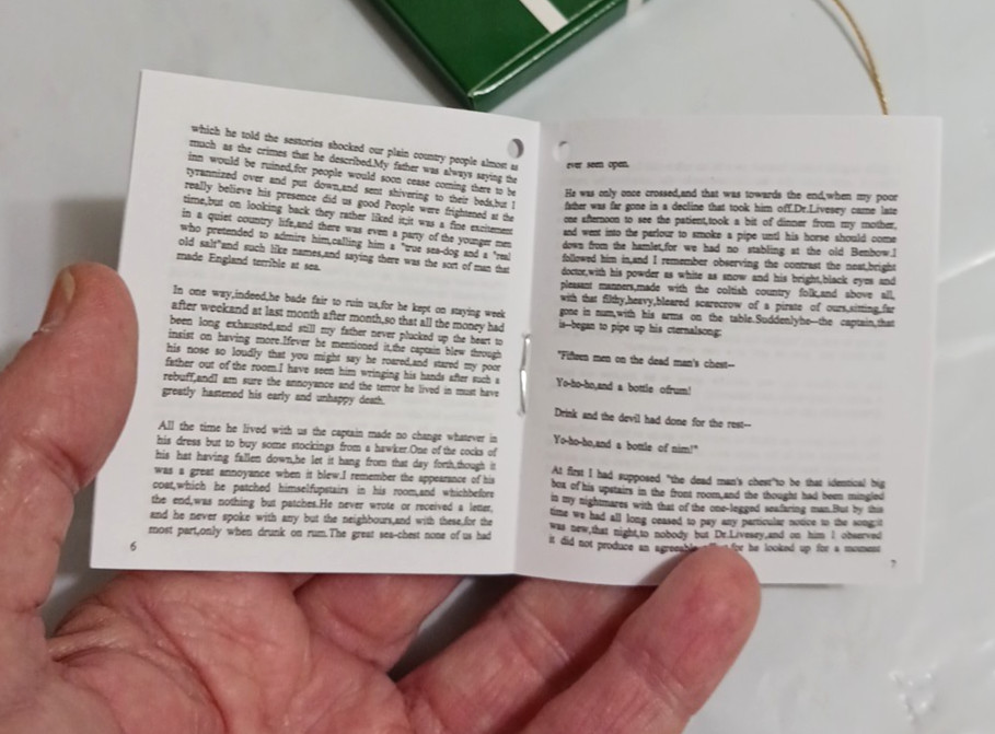 Locker set of 25 mini books Readable DIY ornamaments lil joy’s library advent
